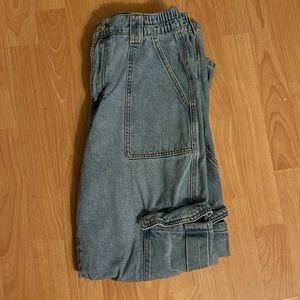 Wax Jean Collection blue cargo jeans